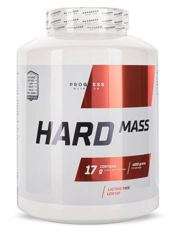 

Гейнер Progress Nutrition Hard Mass, 4 кг Клубника
