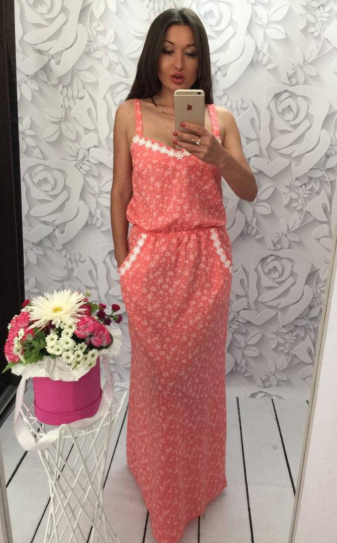 

Летний сарафан из натуральной ткани