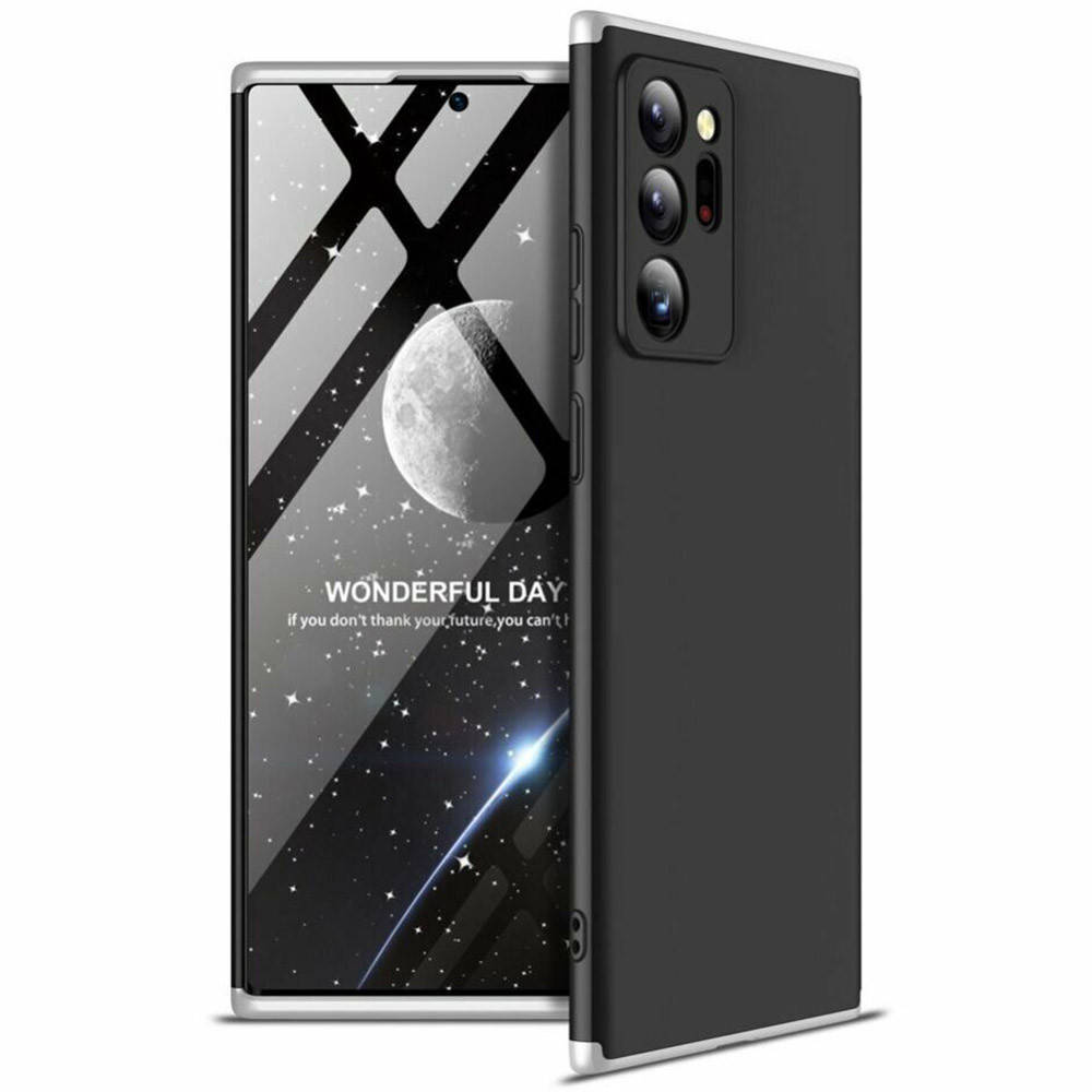 

Чехол-накладка GKK 360 для Samsung Galaxy Note 20 Ultra серебряный