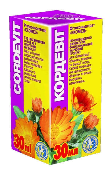 

Фитоконцентрат Кордевит 30 мл