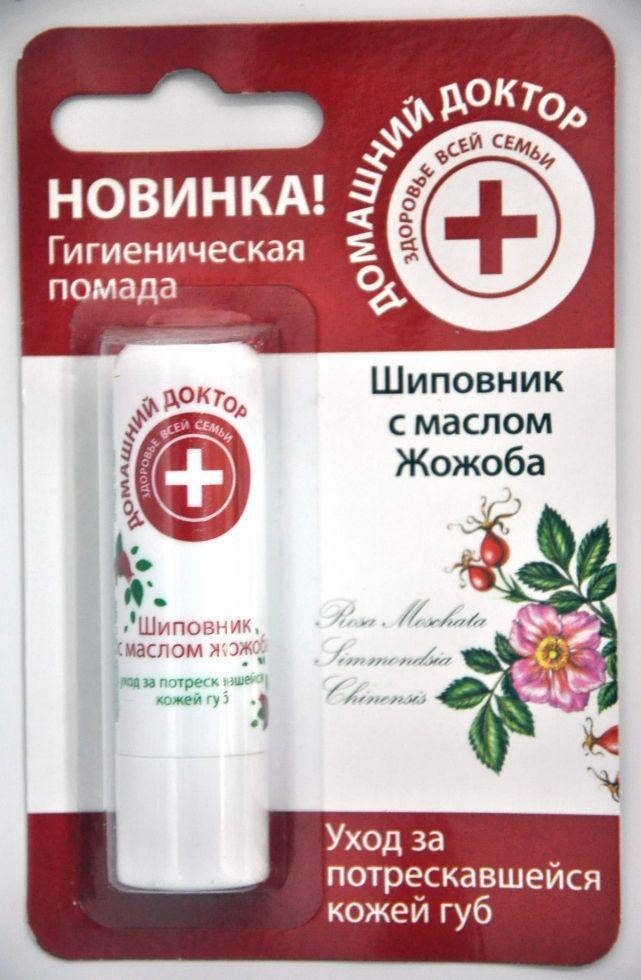 

'Домашний доктор' Блістер Гіг. помада Шиповник з олією жожоба