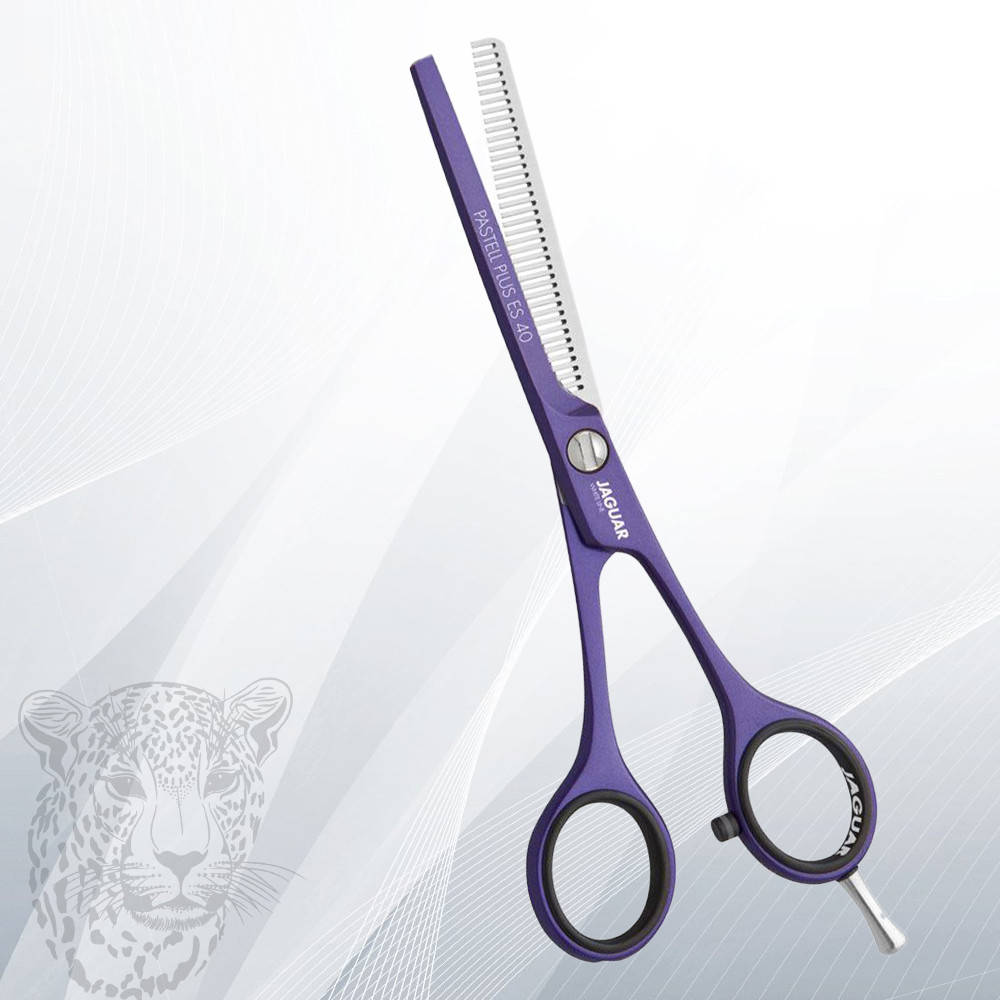 

Парикмахерские ножницы для стрижки Jaguar White Line Pastell Viola прямые