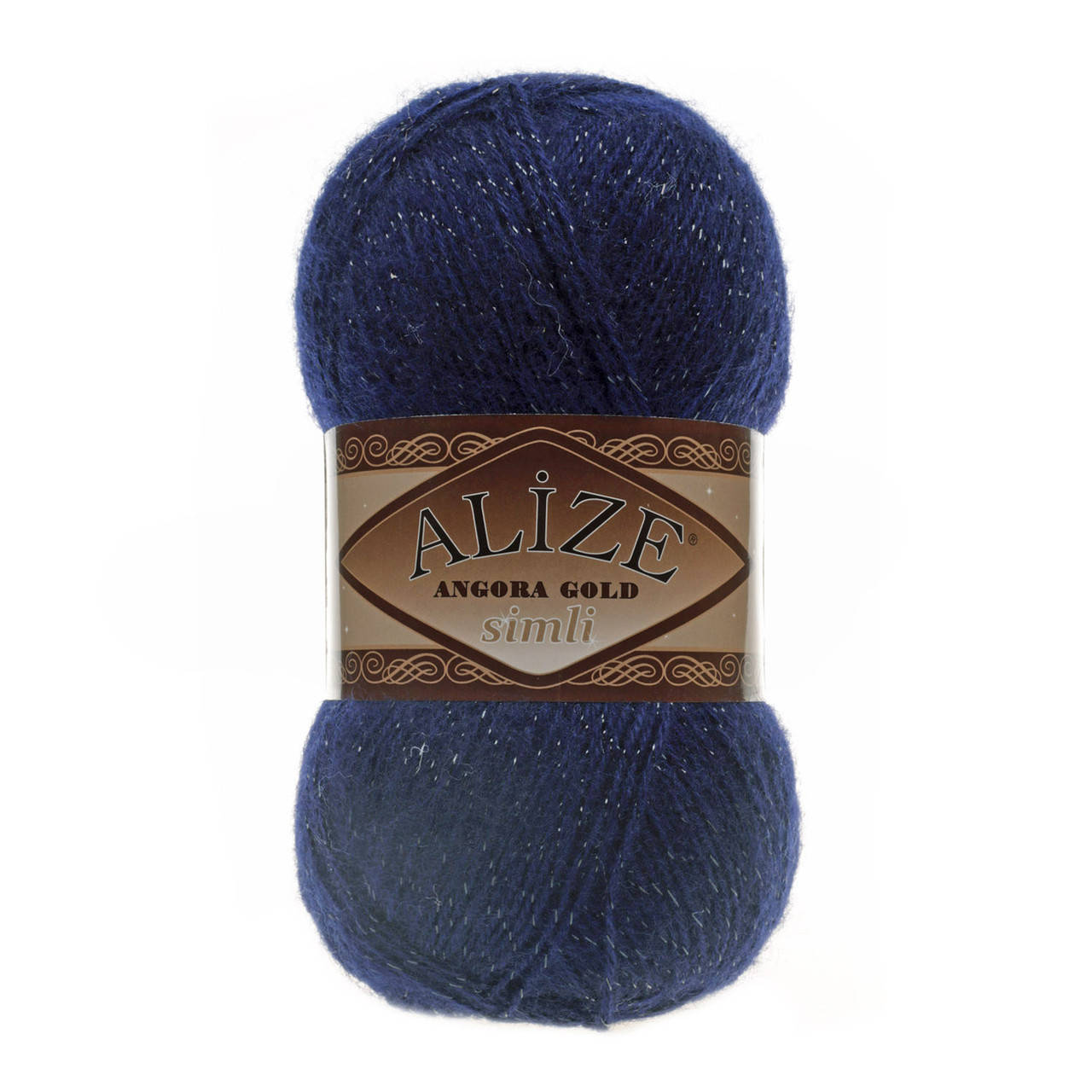 

Alize Angora Gold Simli темно синий № 58