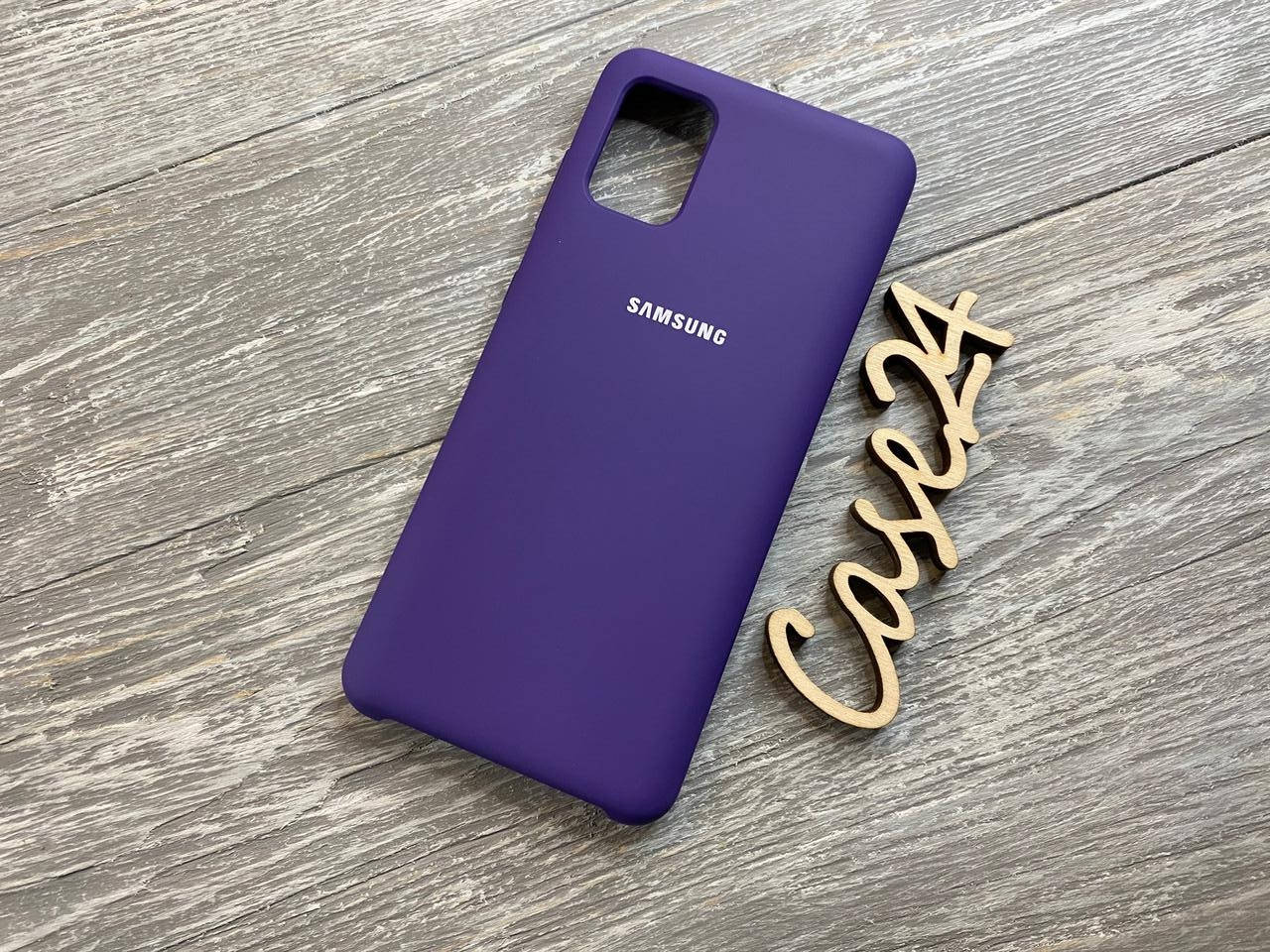 

Чехол Soft touch для Samsung Galaxy A31 (8 цветов) фиолетовый