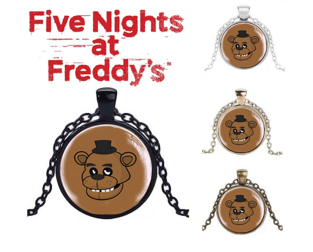 

Кулон "мишка Фреди" Пять Ночей Фредди / Five Nights at Freddy's