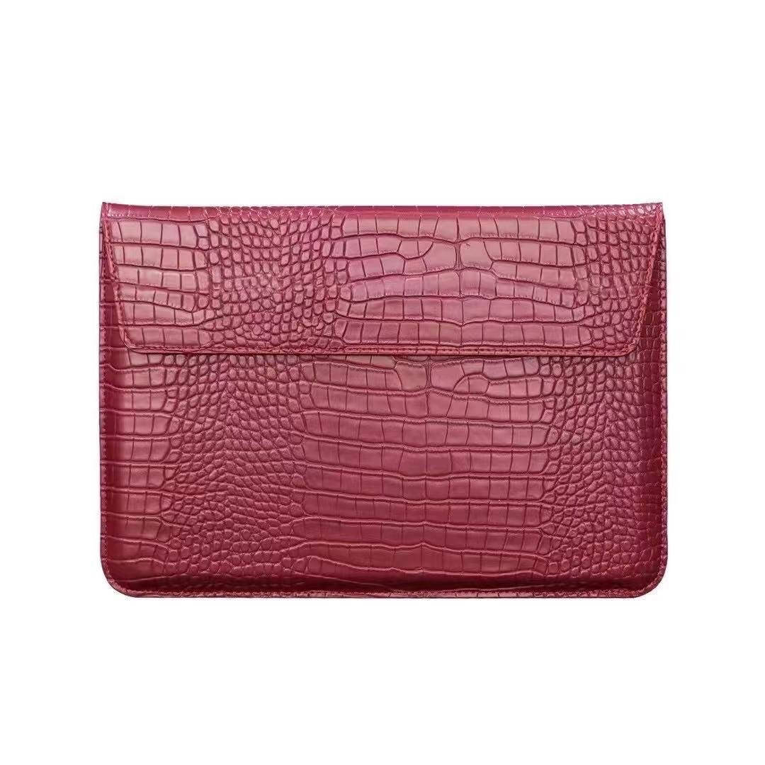 

Чехол-конверт для MacBook 13.3" Case Fashion Leather Marsala, Бордовый