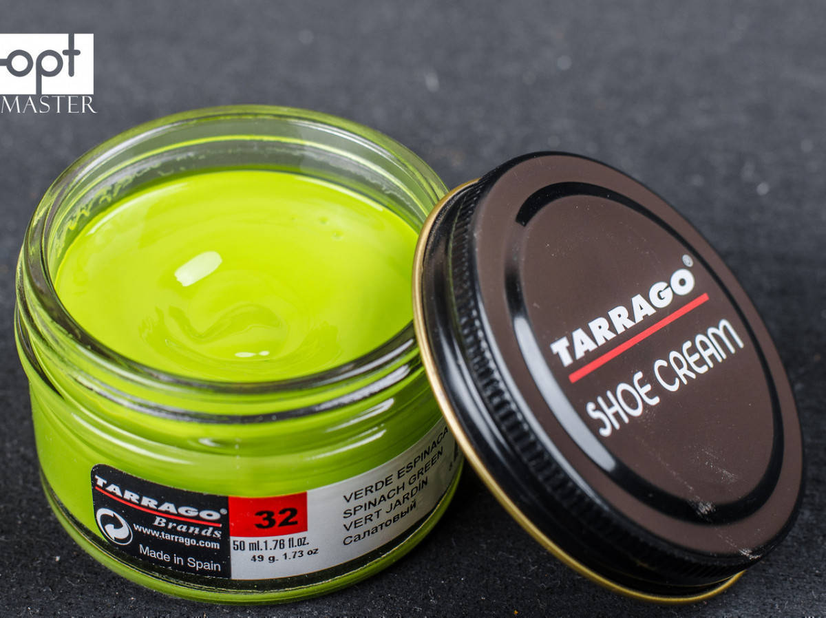 

Крем для обуви салатовый Tarrago Shoe Cream, 50 мл,TCT31 (32)