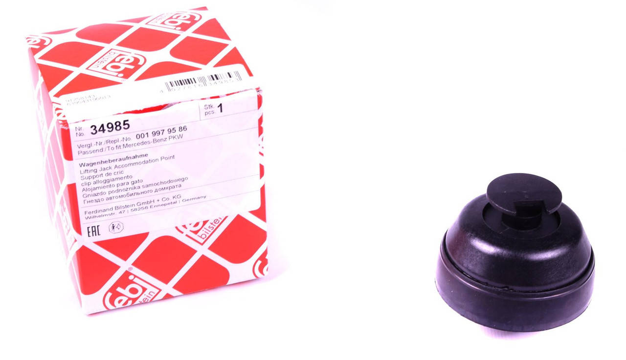 

Подушка поддомкратная (упор, заглушка, крепление) MB W124/W210/W220 (34985) FEBI