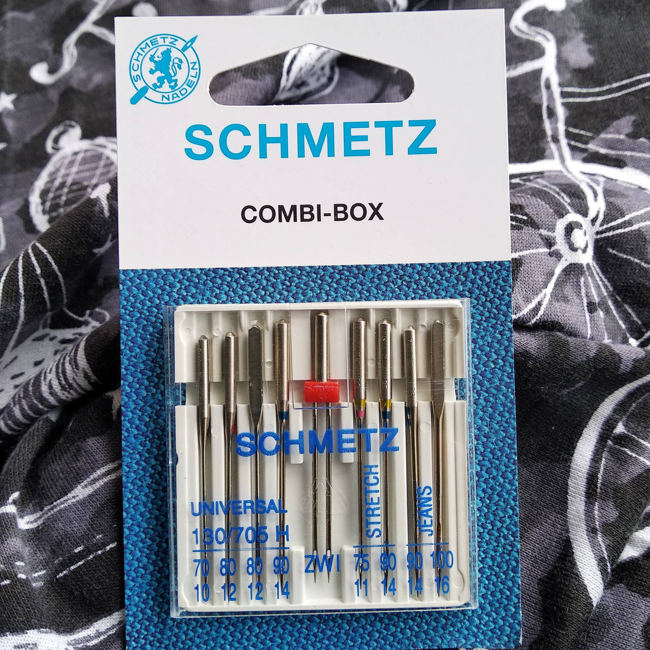 

Голки побутові, Schmetz Комбі-бокс на 9 голок