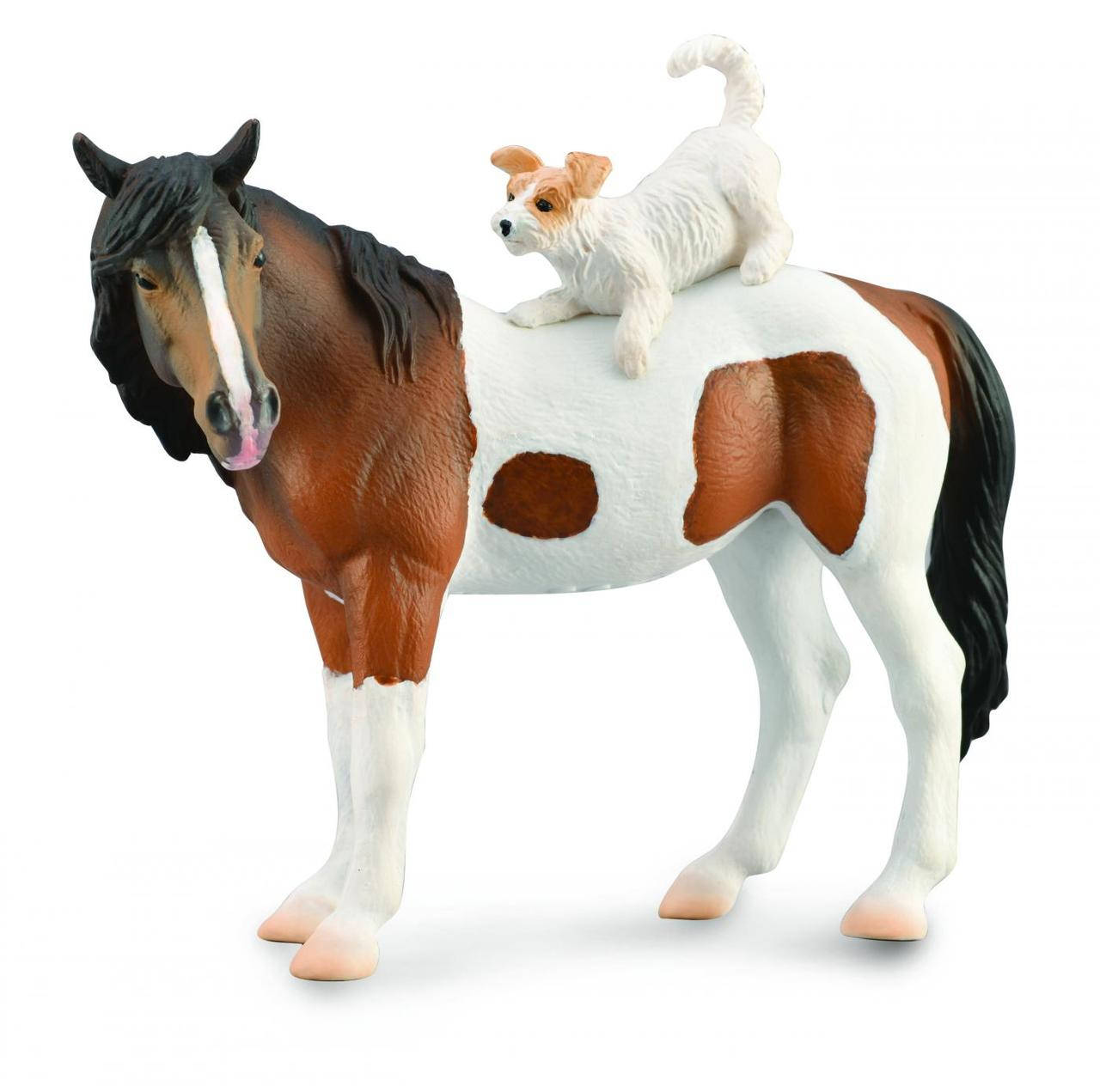 

Лошадь и собака терьер Collecta 88891