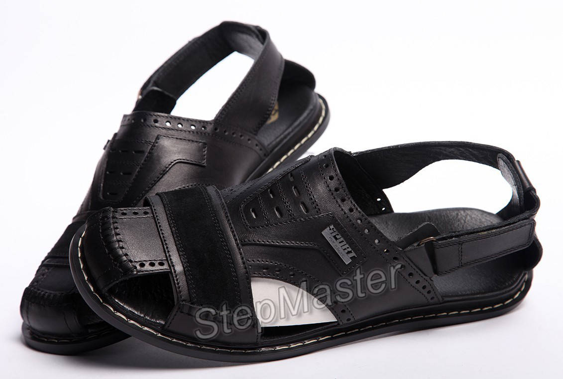 

Сандалии кожаные Kristan Black, Черный