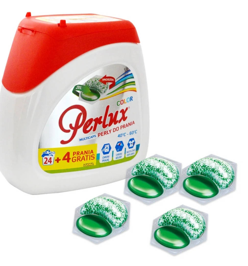 

Капсулы для стирки цветных вещей Perlux Color, 24шт