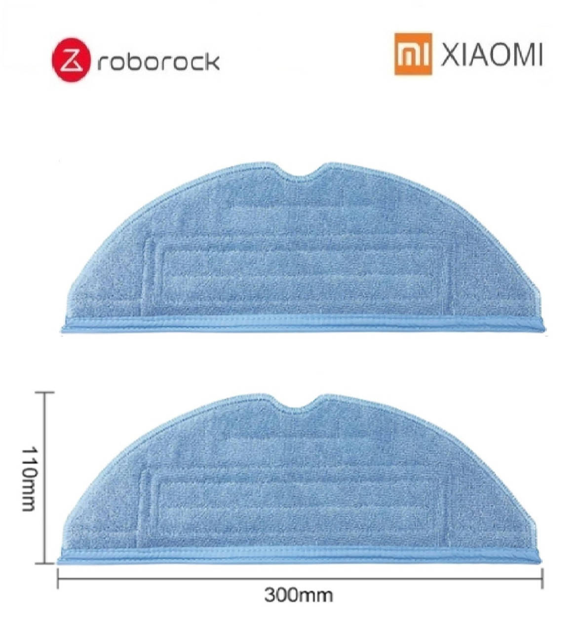 

Комплект салфеток для робот-пылесоса Xiaomi RoboRock S7 S7 Plus T7 T7Plus (VibraRise) 2 шт