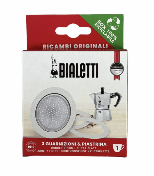 

Ремкомплект для гейзерной кофеварки Bialetti Moka Express (1 чашкa)