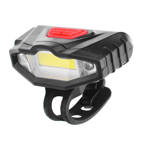 

Фонарь велосипедный COB+2LED (RED), ЗУ micro USB, встроенный аккумулятор