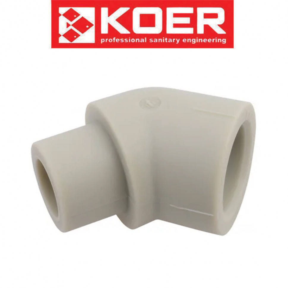 

KOER Угол соединительный d20*45 НВ, Чехия