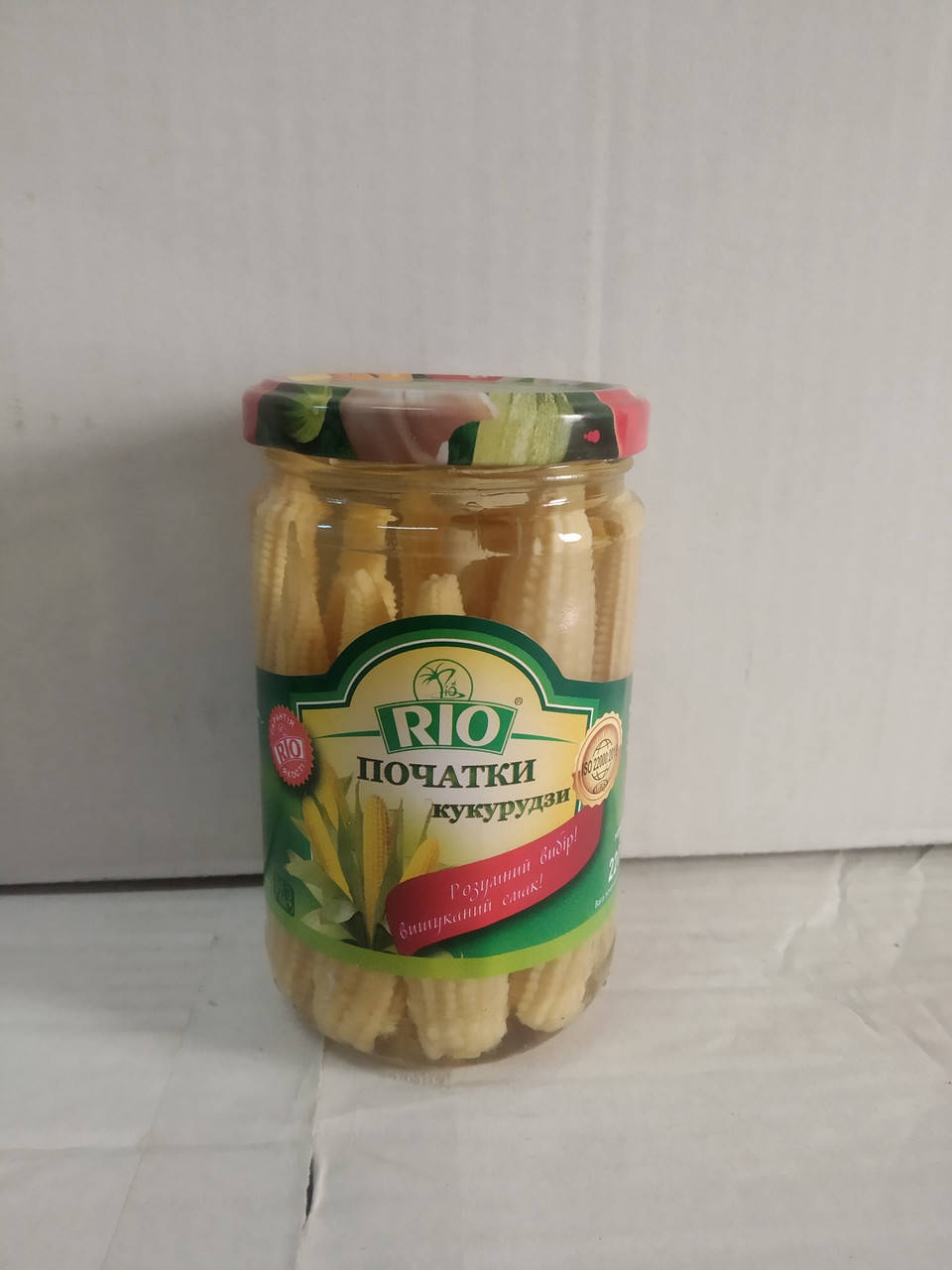 

Початки кукурузы маринованные RIO 220г.