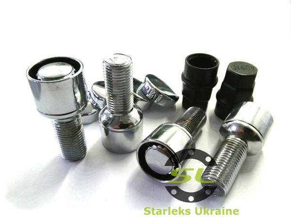 

Секретные болты 14х1.5х27мм Сфера R14 (Под железные диски Seat,Skoda)