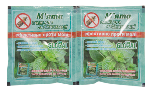 

Таблетка от моли с запахом Мята 55 г Global