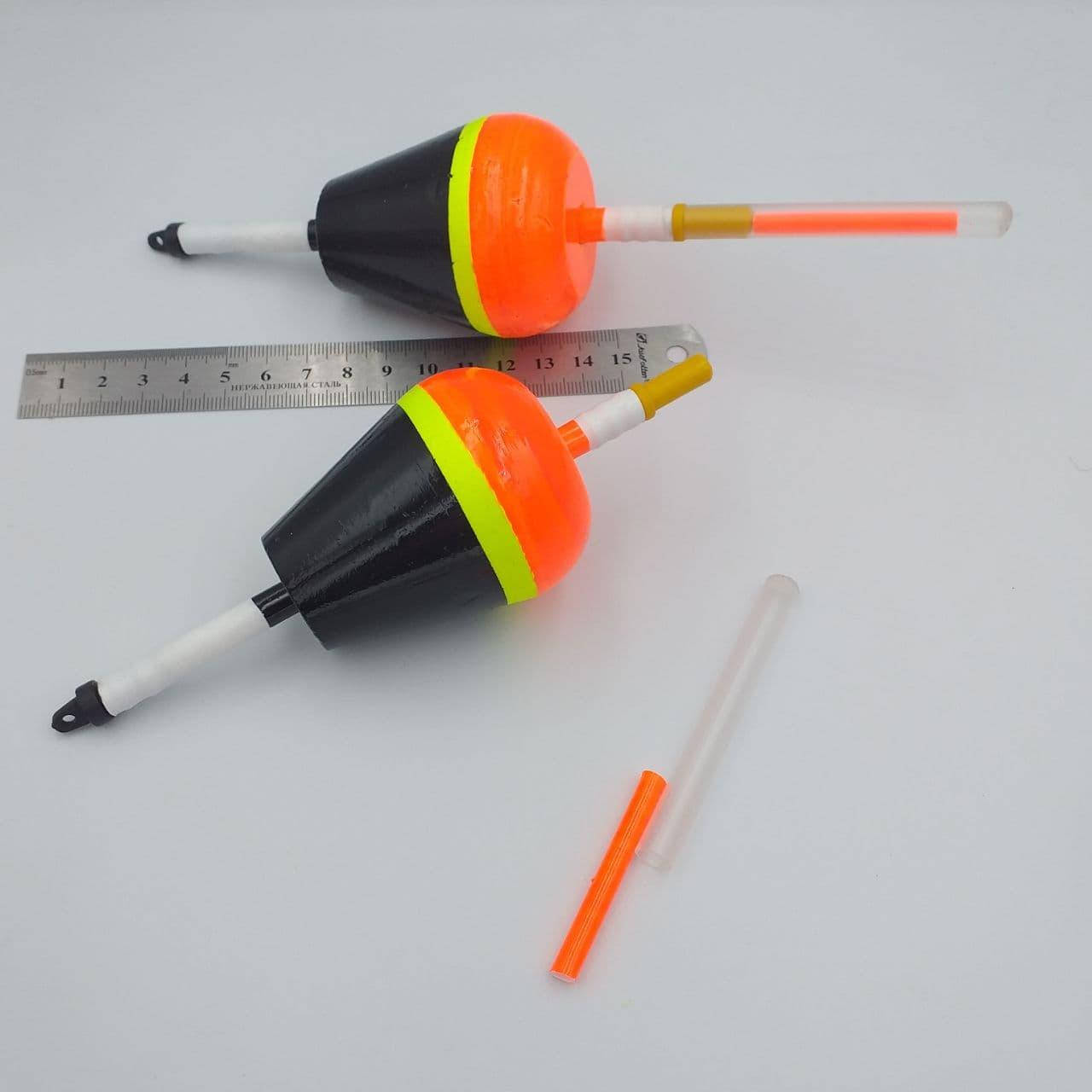 

Поплавки для ловли толстолоба под светлячок №10 Поплавок для толстолоба крашенный