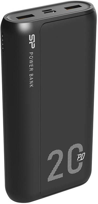 

Універсальна мобільна батарея 20000 mAh, Silicon Power QS15, Black, 2хUSB 5V/2.4А (SP20KMAPBKQS150K).
