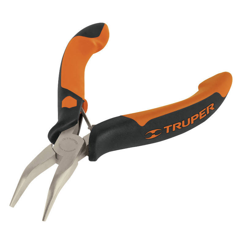 

Довгогубці, Профі, гнуті, Міні Cr-V 120мм Truper PM-PC4