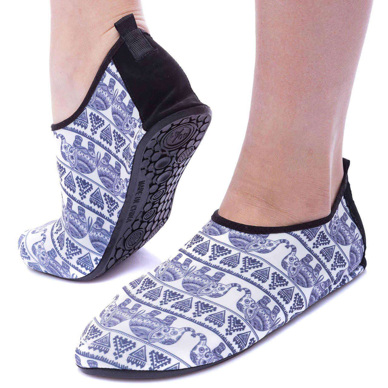 

Обувь planeta-sport Skin Shoes для спорта и йоги Слон PL-1819 L-38-39-23,5-25см Серый