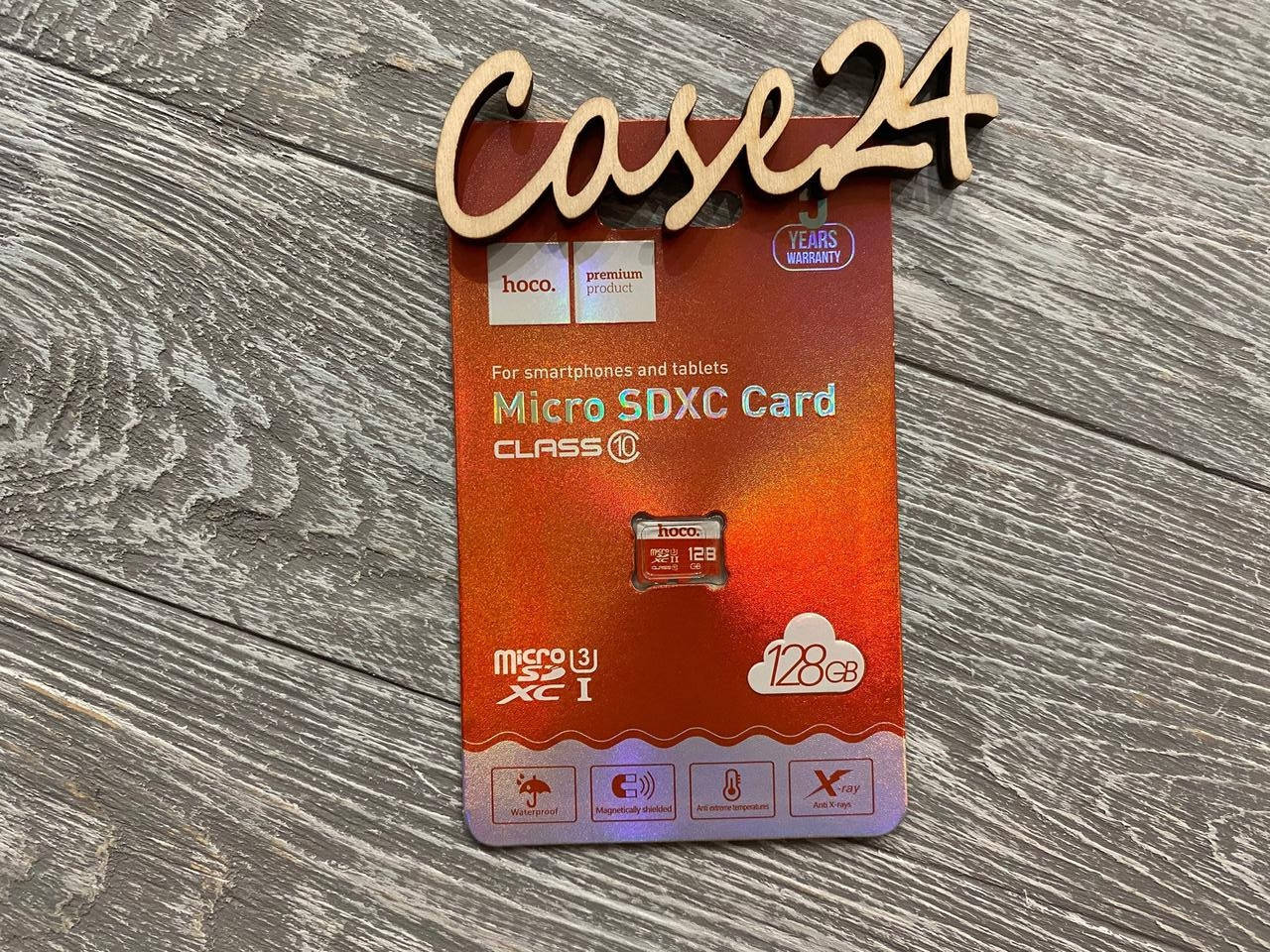

Micro SDHC Card HOCO на 128gb (Class 10), Золотистый
