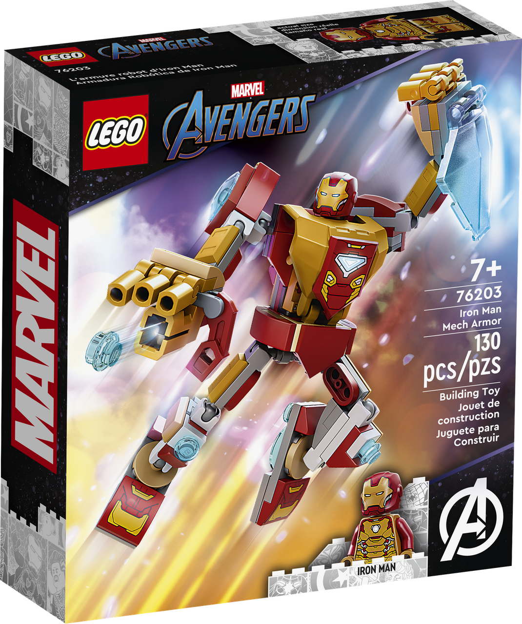 

Lego Super Heroes Marvel Avengers Железный человек робот 76203