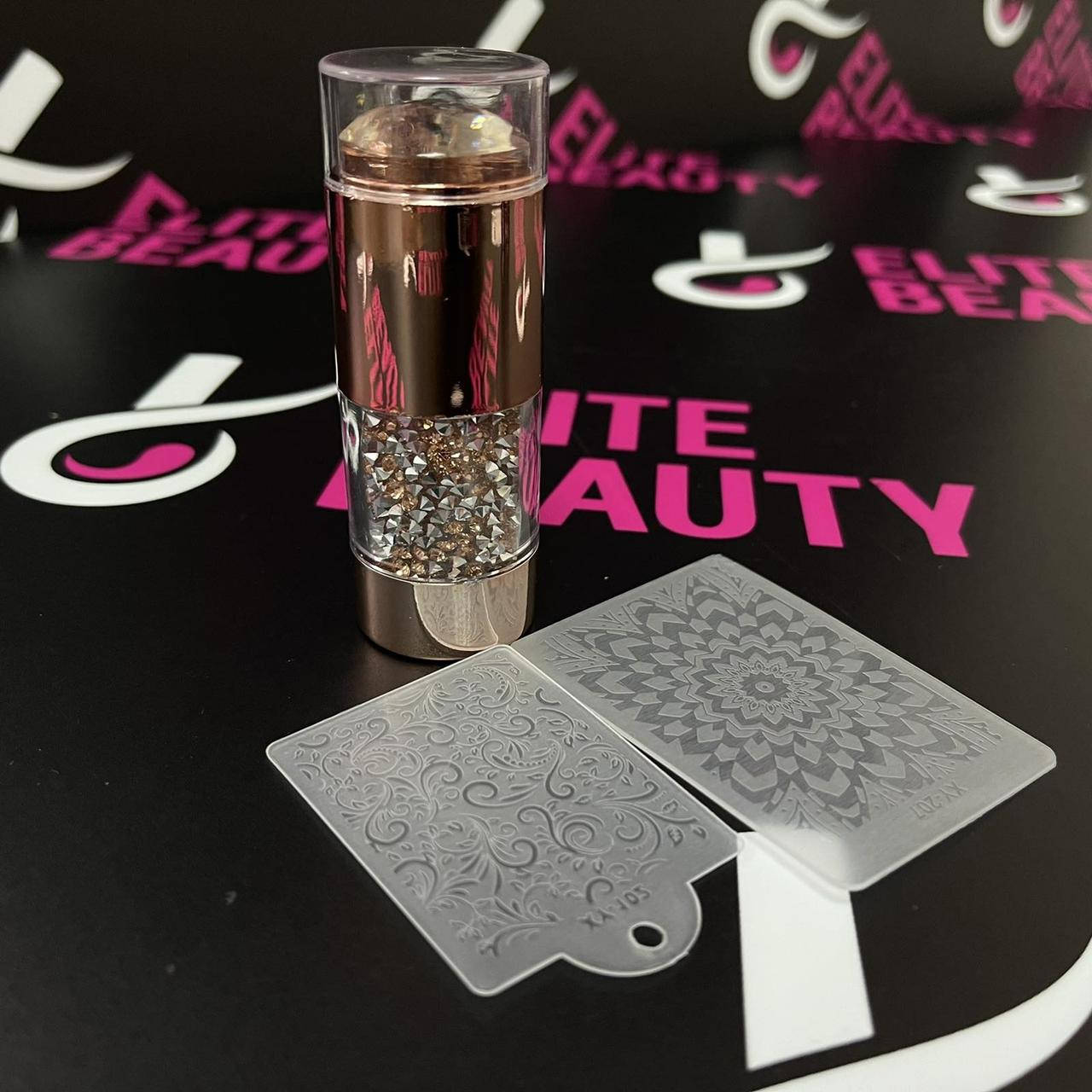 

Штамп для стемпинга (прозрачный) со стразами