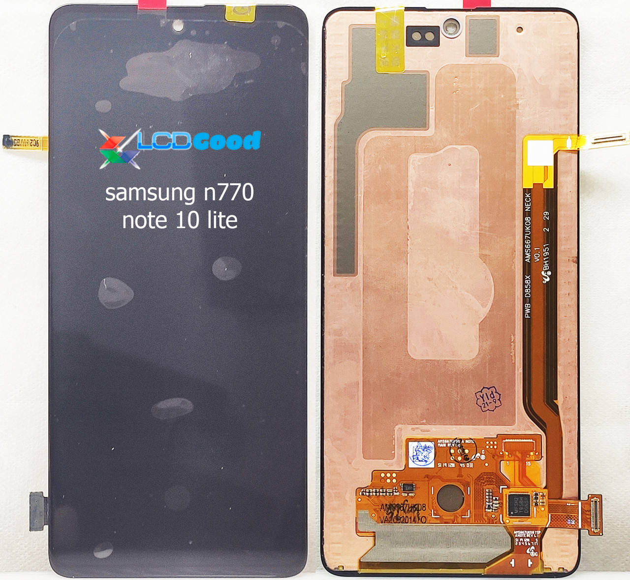 

Модуль ( дисплей + сенсор ) Samsung Note 10 lite SM-N770 Чорний, Черный