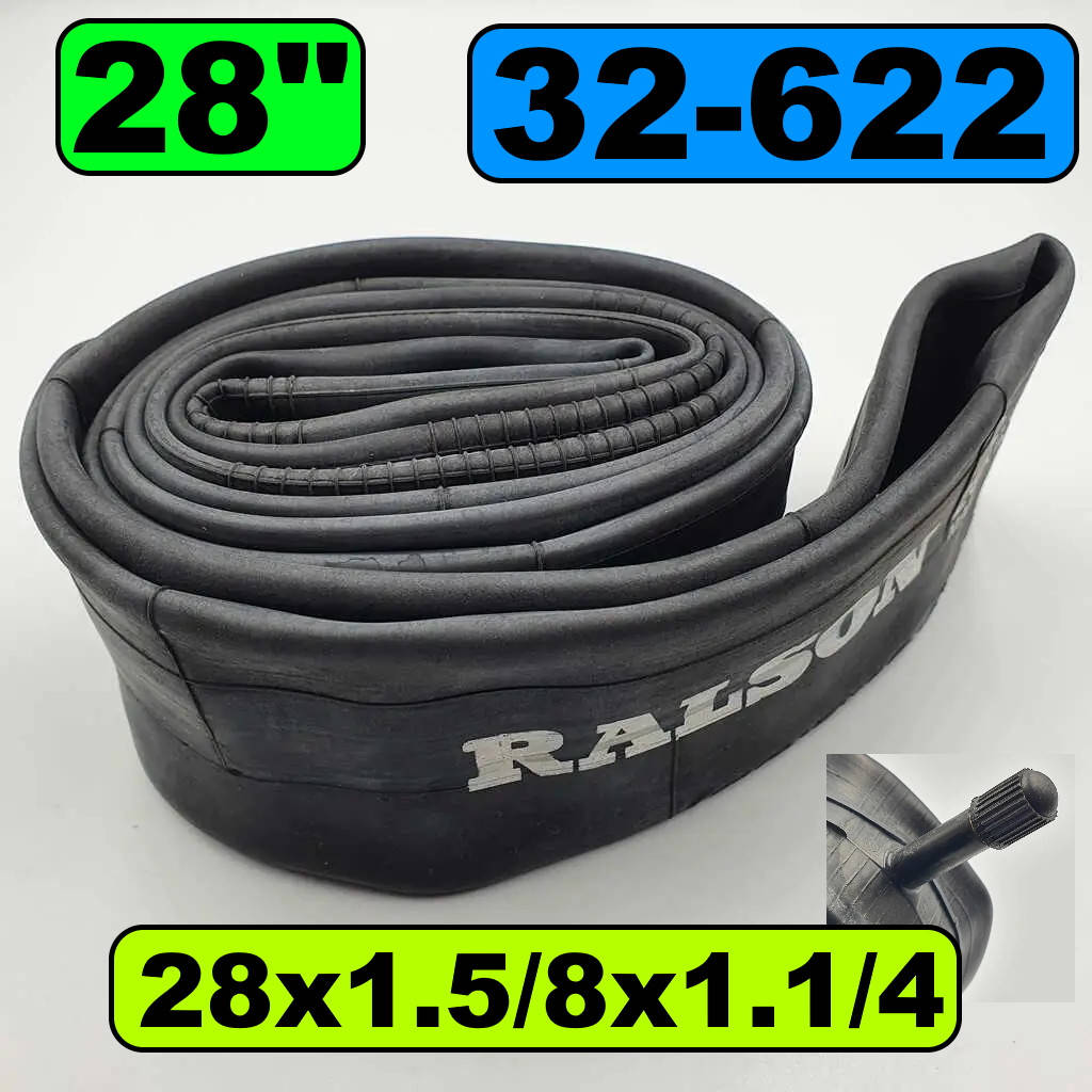 

Камера для велосипеда 28" 32-622 (28x1.5/8x1.1/4) Ralson автомобильный нипель автонипель Shrader AV 32 мм