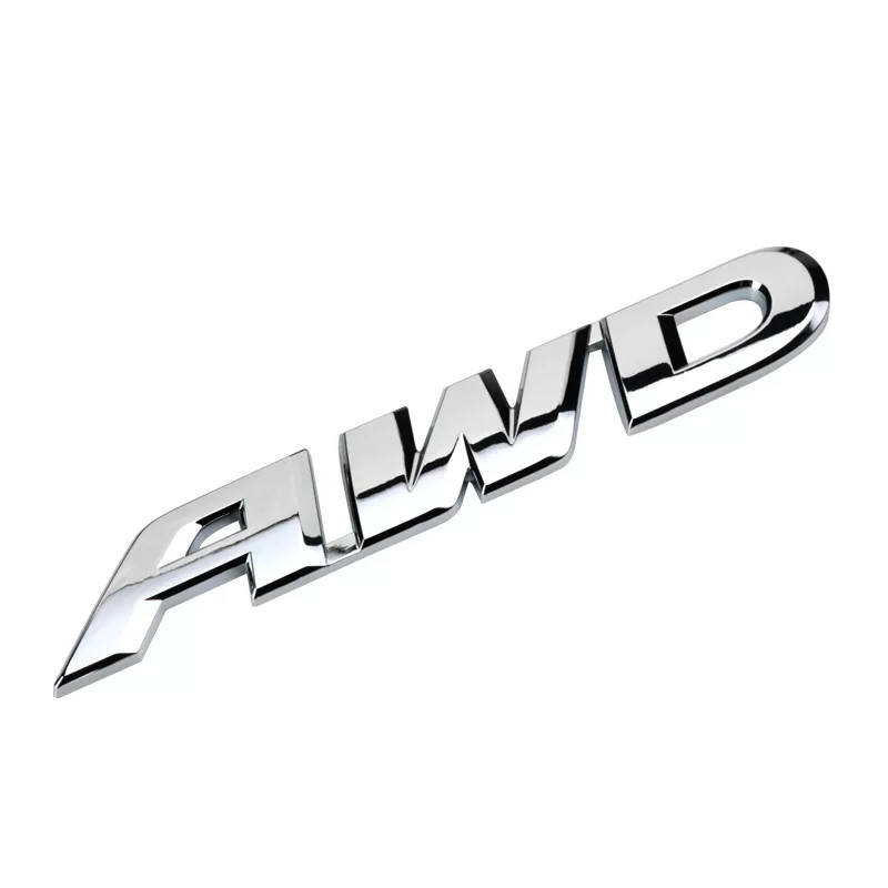 

Эмблема AWD наклейка шильдик, Хром
