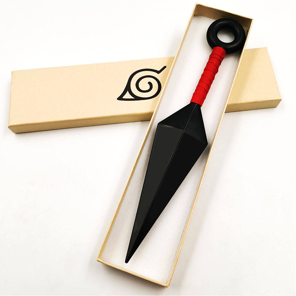 

Нож Kunai Кунай Наруто Naruto 26 см. Коробка Красный, Черный