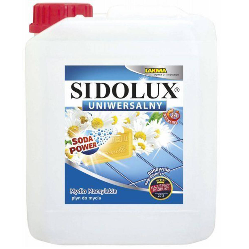 

Средство для мытья универсальное Sidolux Марсельское мыло, 5 л