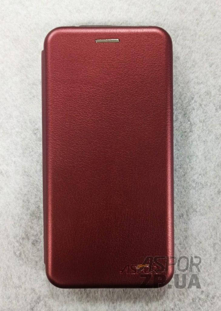 

Чехол-книжка для Meizu M6s Aspor leather- бордовый
