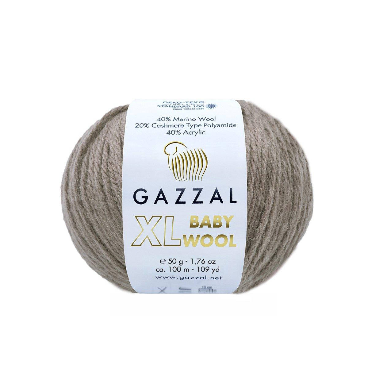 

Gazzal Baby Wool XL № 835 кофе с молоком