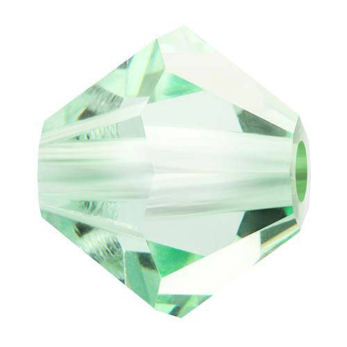 

Хрустальные биконусы Preciosa (Чехия) 4 мм Chrysolite, Зелёный