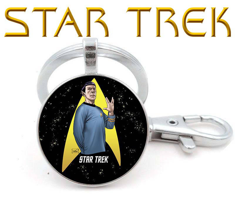 

Брелок Star Trek Звездный Путь Логотип и Спок