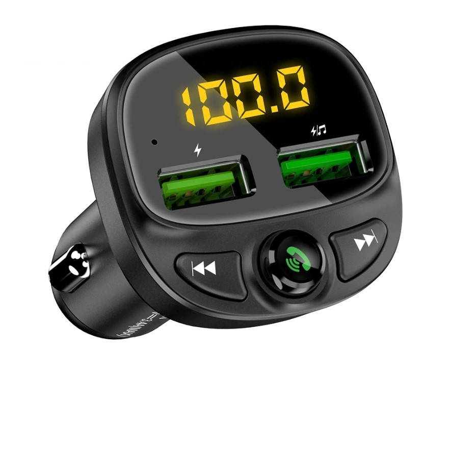 

Автомобильная зарядка FLOVEME 3.4A, FM-трансмиттер, Bluetooth, двойной USB, TF карта