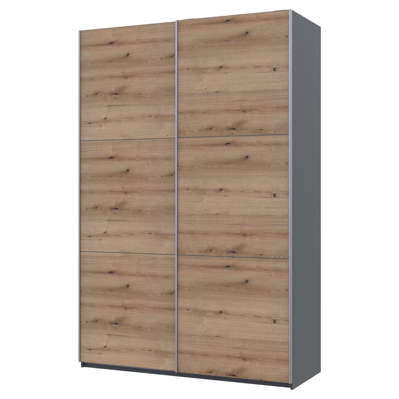 Шафа купе Doros G-Caiser Графіт Дуб Евок 2 ДСП 160х60х240 (42005074) 5