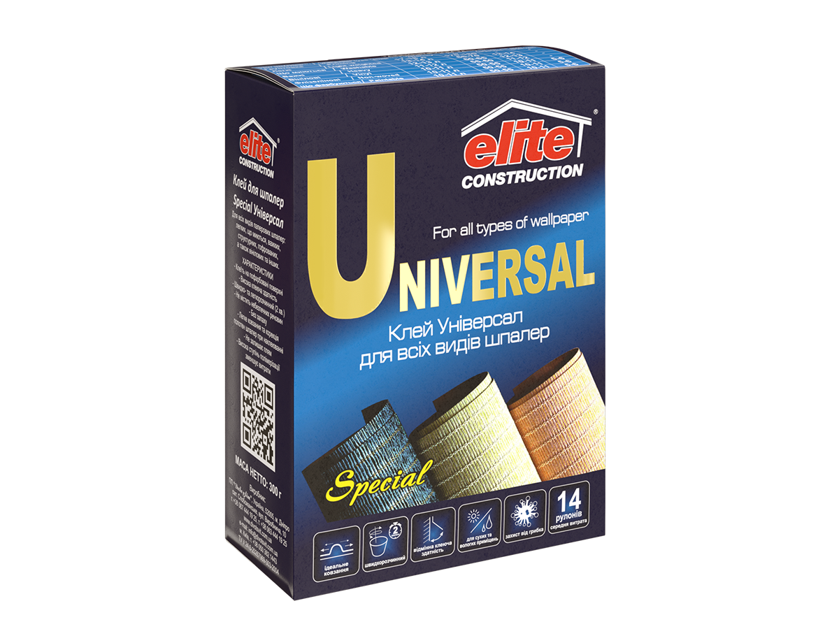 

Клей для обоев SPECIAL Универсал 300 г Elite Construction