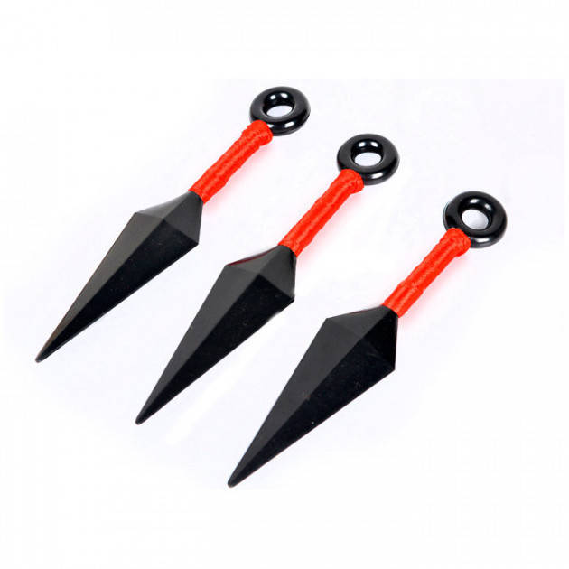 

Куна Наруто, Японські Кинджали Kunai Червоні Naruto