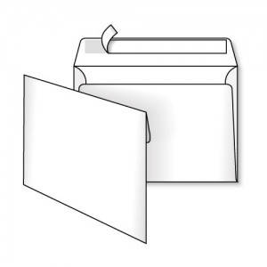 

Конверт С6 11.4х16.2 см белый 1 шт (с отрывной липкой лентой)