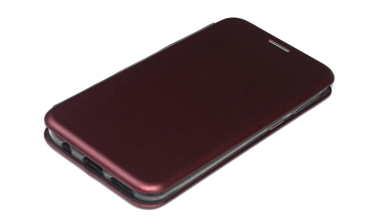 

Чехол книжка Level для Samsung Galaxy A40 A405 Экокожа Бордовый