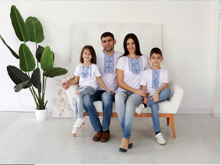

Р-р 44, 46, 48, 50, 52, 54, 56, 58, Для сім"ї вишиванки, Футболки для семьи