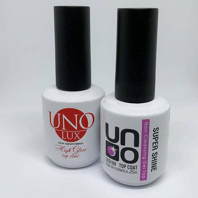 

UNO LUX High Gloss Top Coat 15 мл - Топ для ногтей без липкого слоя