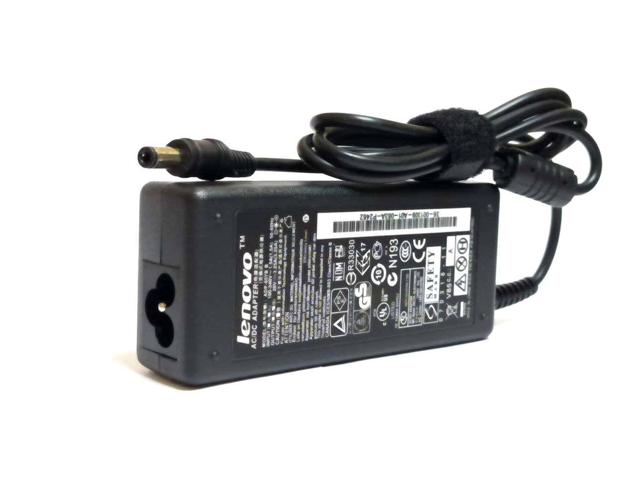 

Блок питания для ноутбука LENOVO G580 60W 20V 3.25A 5.5*2.5mm