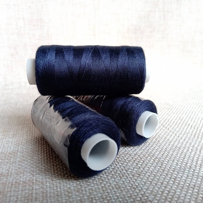 

Нить швейная Ninatex, 40/2 400 ярдов, темно-синий, 288