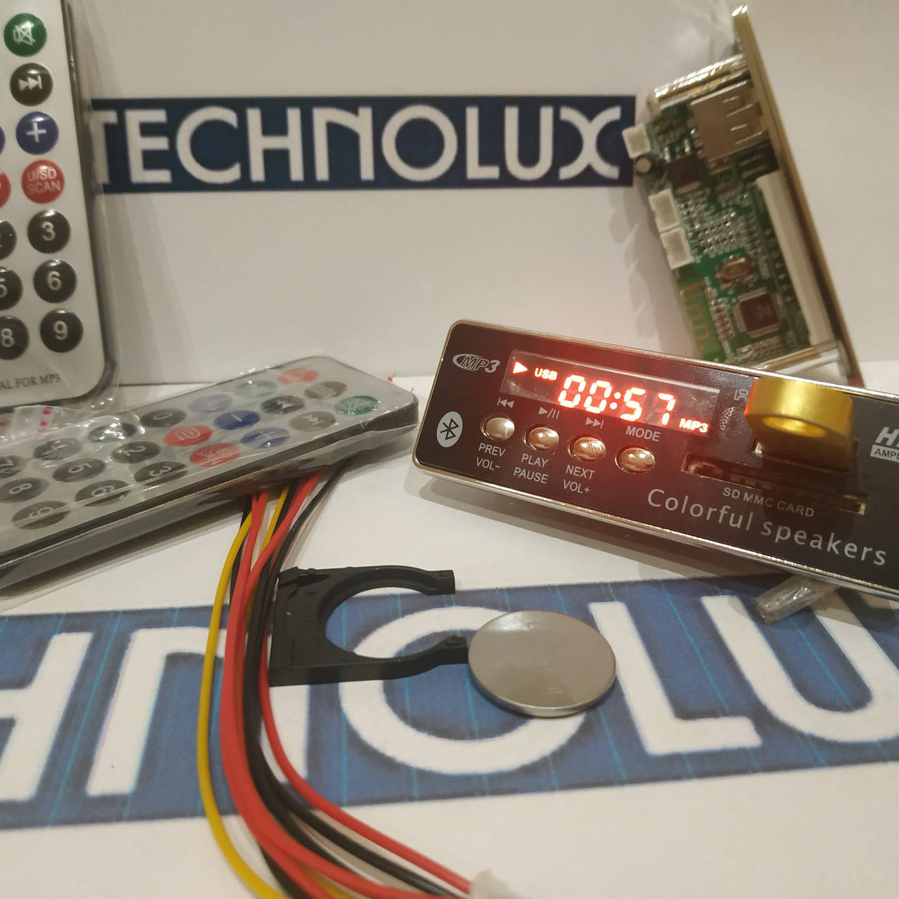 

ОРИГИНАЛ! АвтоБлютуз BLACK стерео аудио модуль декодер WAV WMA MP3 Bluetooth SD USB FM
